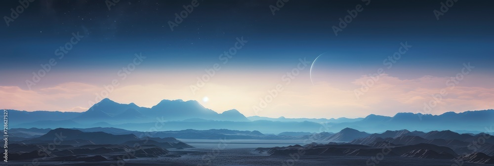 A Tranquil Abstract Of A Moonlit Desert, Background Image, Background For Banner, HD A Tranquil Abstract Of A Moonlit Desert, Background Image, Background For Banner, HD