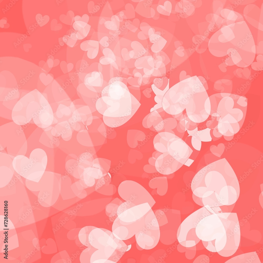 Romantic Pink Heart Seamless Pattern: Valentine's Day Love in Every Stitch
