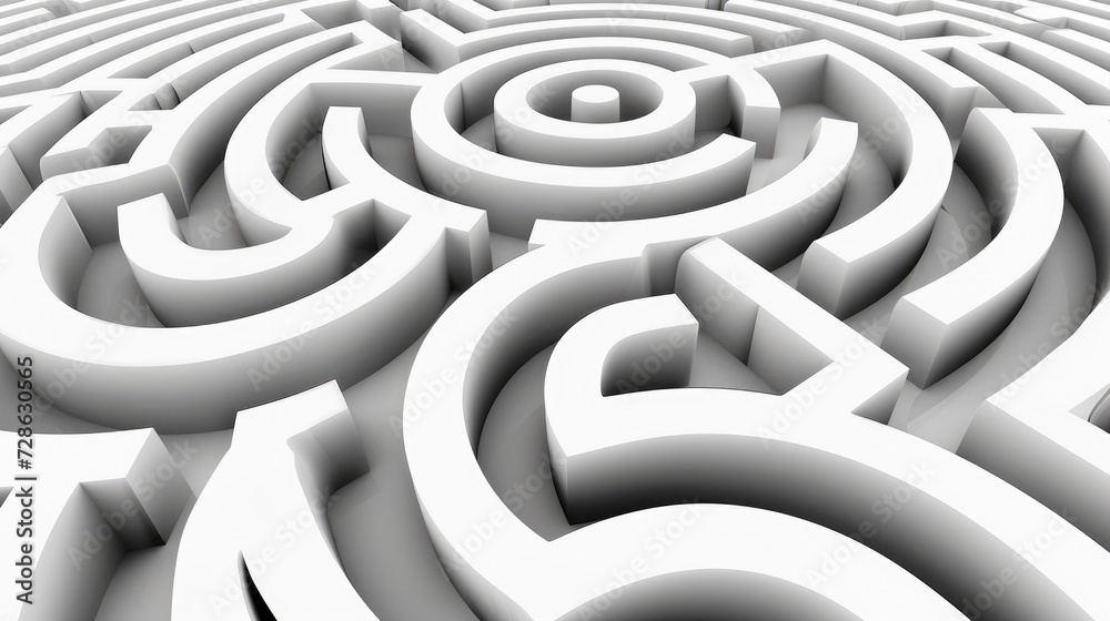 Abstract white labyrinth background, complexity and difficulties abstract white backdrop
Abstract white labyrinth background, complexity and difficulties abstract white backdrop