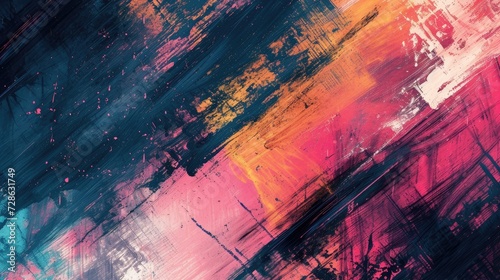 Abstract light colourful grunge paintings background