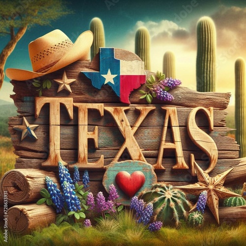 Welcome to Texas: A Picture-perfect Sign of Southern Hospitality and Pride photo