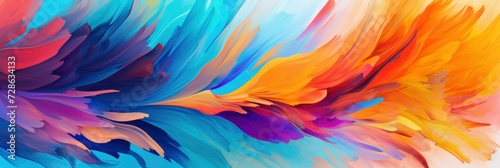 A Vibrant Paintbrush Stroke Pattern, Background Image, Background For Banner, HD