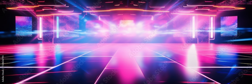 An Energetic Dance Floor With Abstract, Background Image, Background For Banner, HD