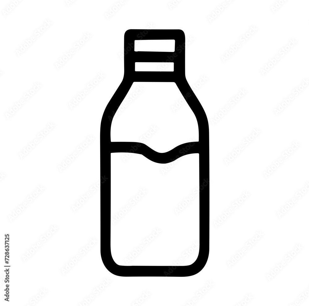 Lineal line style Medicine And Poison Bottles Icon Lineal line style Medicine And Poison Bottles Icon