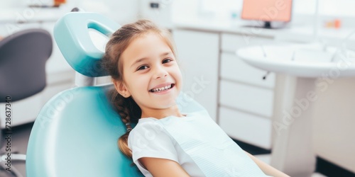 Children s dentistry for healthy teeth and beautiful smile at dentist