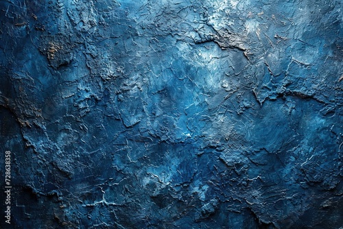 Abstract dark blue grunge wall concrete texture, Seamless Blue grunge texture vintage background. photo