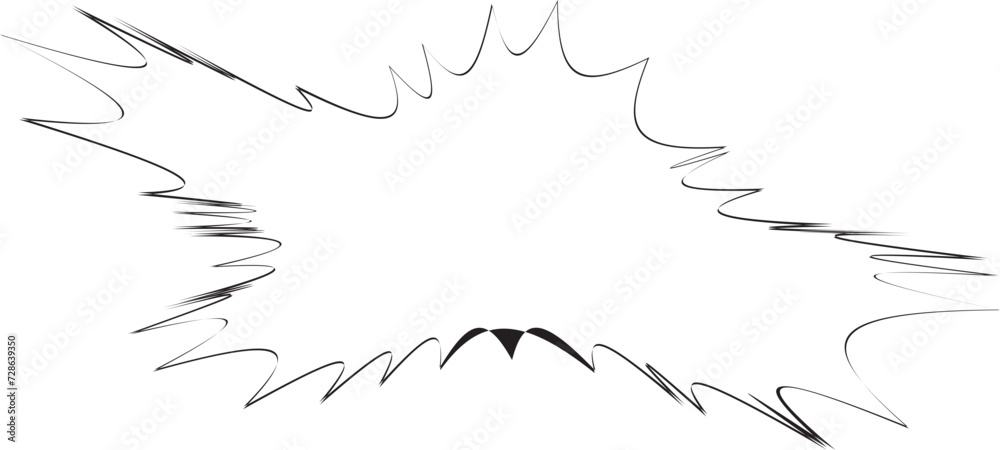 Obraz premium explosion dialog box