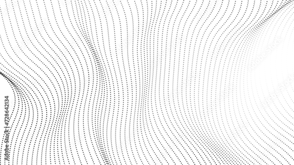 Halftone flowing wavy gradient dots shape isolated on transparent background. Abstract halftone flowing wavy gradient dots shape isolated on transparent background. Digital future technology concept, Halftone flowing wavy gradient dots shape isolated on transparent background. Abstract halftone flowing wavy gradient dots shape isolated on transparent background. Digital future technology concept,
