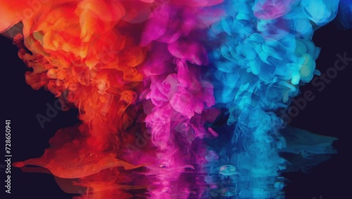abstract background with smoke