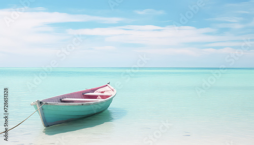 Cute little boat in the beautiful Mexican sea © terra.incognita