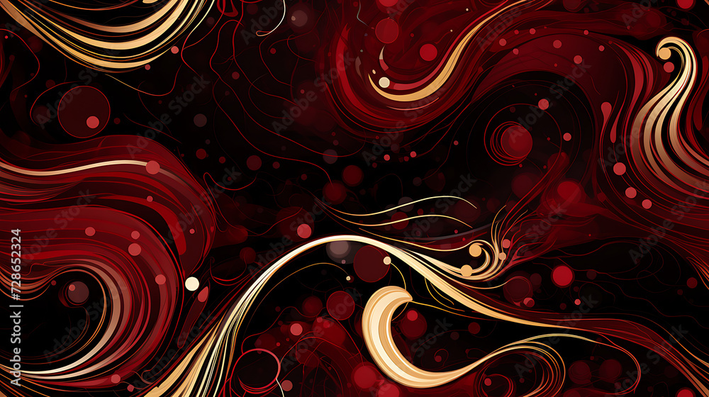 abstract art in rich dark red, silver and gold colors - Seamless tile. Endless and repeat print. abstract art in rich dark red, silver and gold colors - Seamless tile. Endless and repeat print.