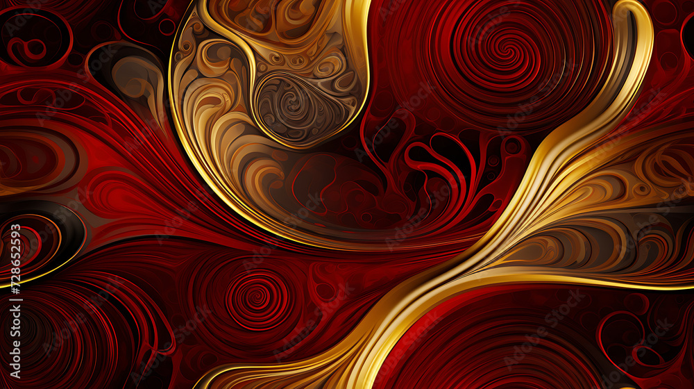 abstract art in rich dark red, silver and gold colors - Seamless tile. Endless and repeat print. abstract art in rich dark red, silver and gold colors - Seamless tile. Endless and repeat print.