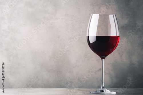 light background of glass with red wine