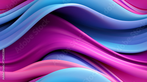 cute purple, blue, and green colored abstract background with colorful lines, in the style of superflat style, - Seamless tile. Endless and repeat print.