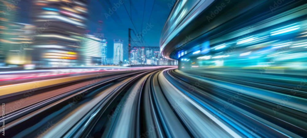 Abstract of light motion high-speed for technology and business background. blurred image Abstract of light motion high-speed for technology and business background. blurred image