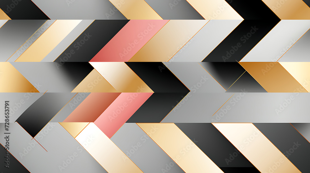background - tech style with gold, silver, pink and black colors, abstract, flat design, minimalistic, illustration. - Seamless tile. Endless and repeat print. background - tech style with gold, silver, pink and black colors, abstract, flat design, minimalistic, illustration. - Seamless tile. Endless and repeat print.