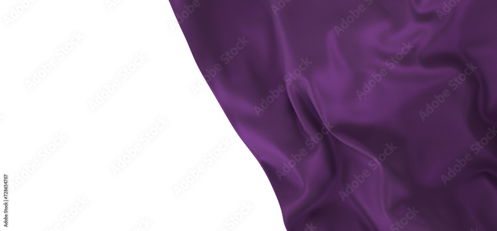 purple ribbon silk cloth fly cloth floating fabric background, 3d rendering purple ribbon silk cloth fly cloth floating fabric background, 3d rendering