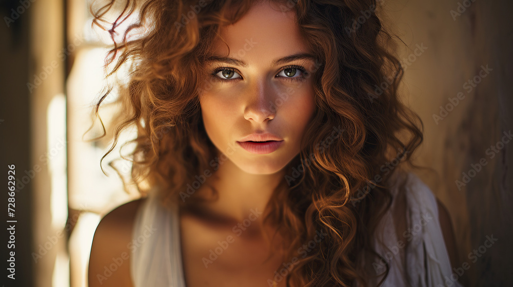 Creative portrait of a woman