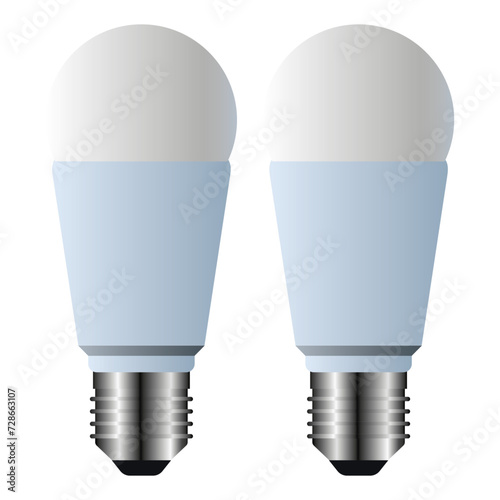Set de bombillos, diferentes tipos de bombillos, lamparas de luz, bombillas en diferentes estilos, foco de luz, ilustración de bombillo