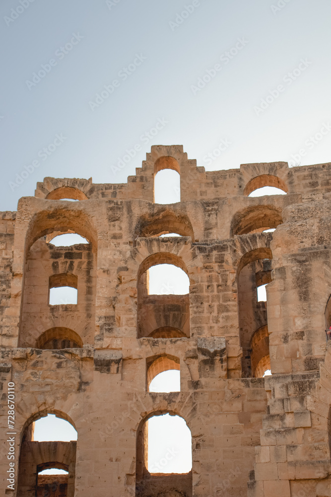 Tunisia and the famous Colosseum- Amphitheater of El Jem