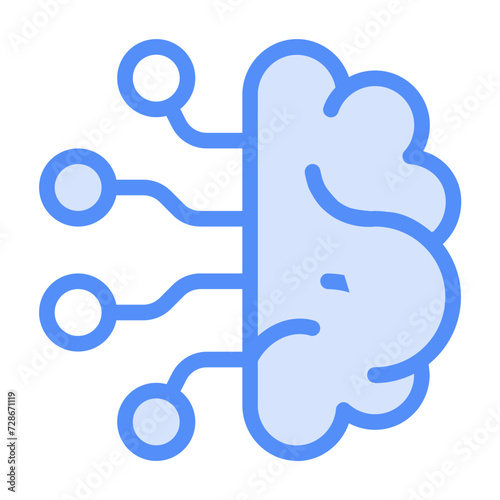 Program icon with lineal color style