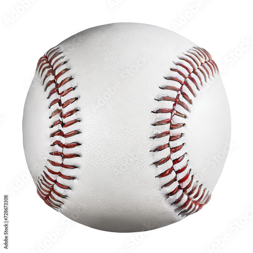 baseball ball isolated on transparent background