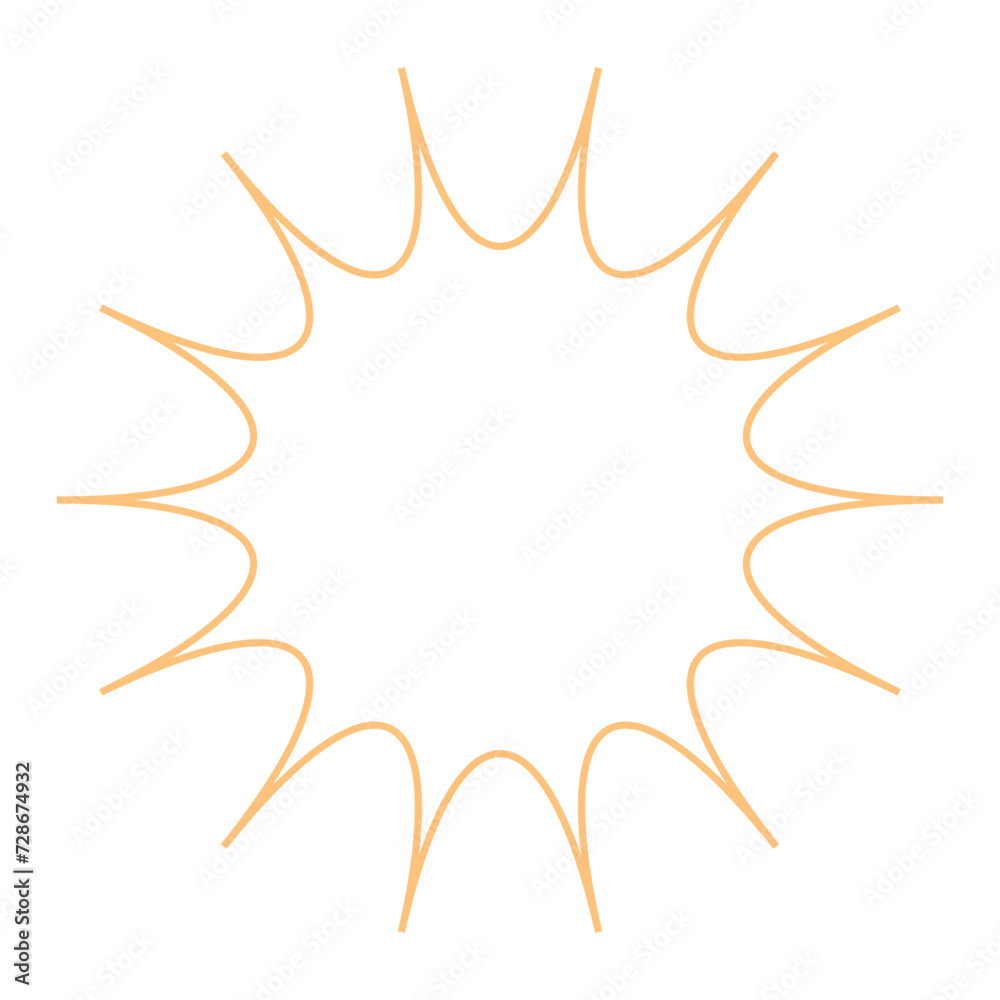 Explosion Effect Outline Explosion Effect Outline