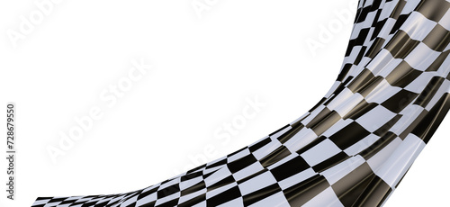 flag finish race sport 3d c...