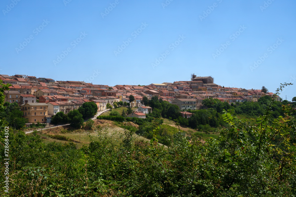 Montaguto, old village in Campania, Italy