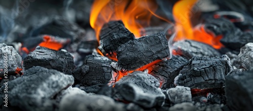 Flame-resistant chrysotile asbestos used to extinguish fires. photo