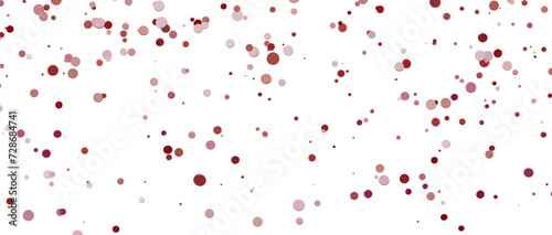 Glittering confetti on a transparent background. Holiday confetti png. red confetti falls from the sky.