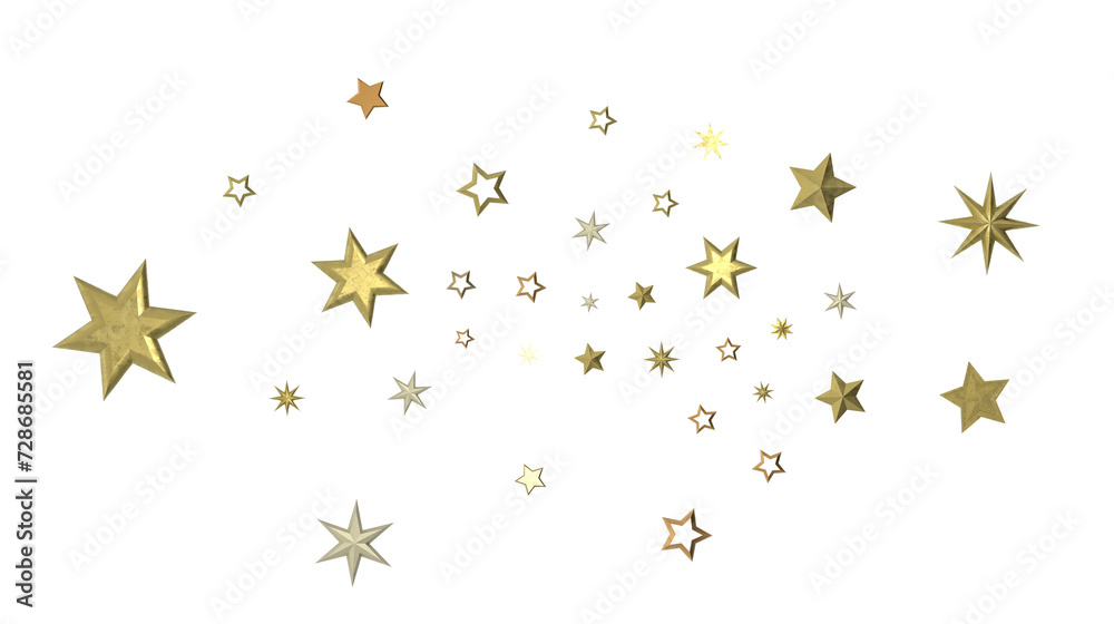 Golden Dreamscapes: Step Into a 3D Rainfall of Gleaming Stars Golden Dreamscapes: Step Into a 3D Rainfall of Gleaming Stars