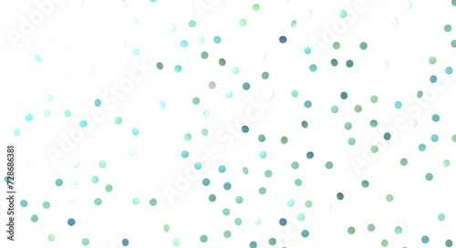 Fotografia Colorful confetti on white background