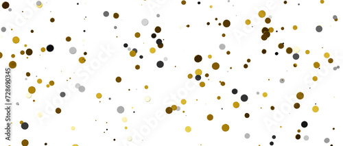 gold  Celebration: Captivating 3D Illustration of Shimmering gold Confetti © vegefox.com