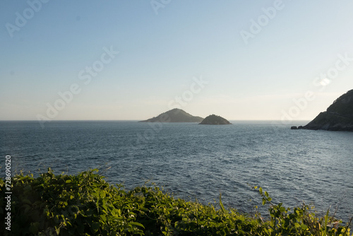 Vista do Rio de Janeiro com praia