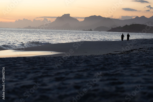 Vista do Rio de Janeiro com praia