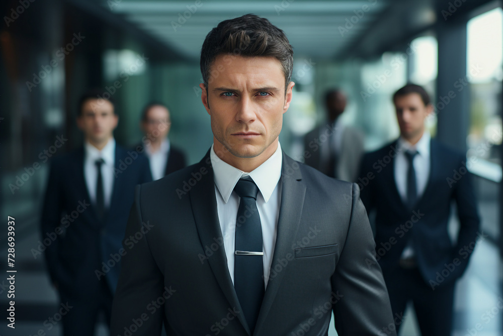 Designed with generative ai technology picture of handsome elegant gentleman Designed with generative ai technology picture of handsome elegant gentleman