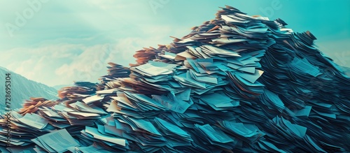 Execute mountain of files. © Emin