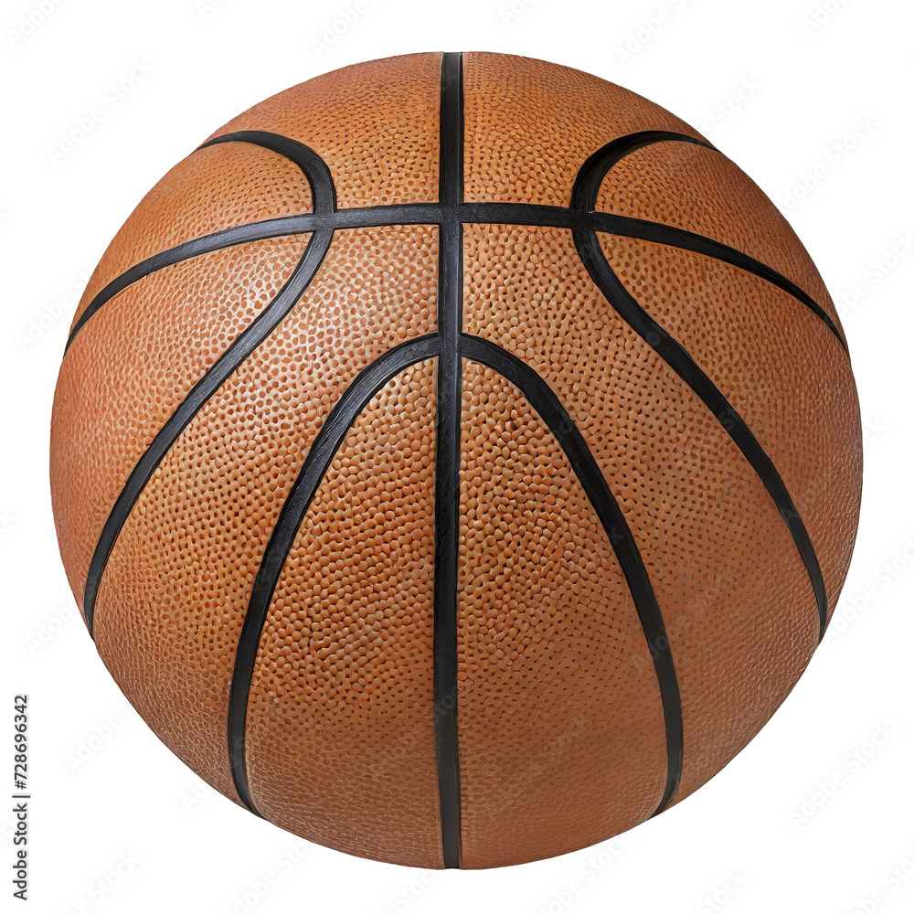 Fototapeta premium basketball isolated on transparent background