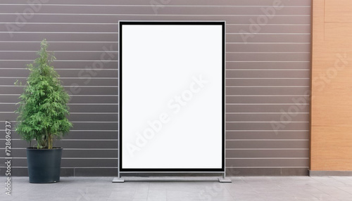 display-blank-clean-screen-or-signboard-mockup-for-offers-or-advertisement-in-public-area