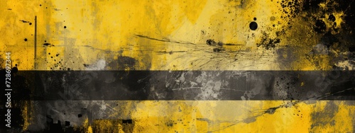 Vibrant yellow and black grunge textures for poster and web banner design, perfect for extreme, sportswear, racing, cycling, football, motocross 