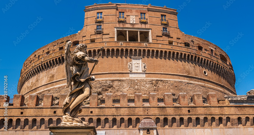 Castel Sant'Angelo National Museum,Landmark of italy rome,