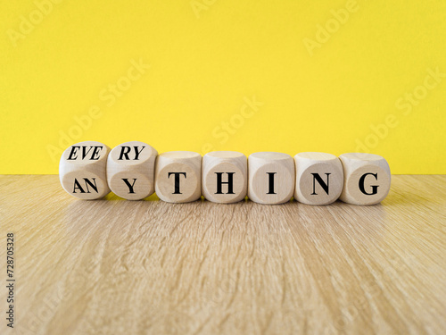 Fotografi Anything or everything symbol