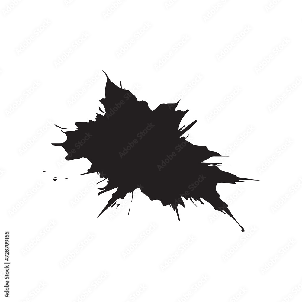 Brush circles round shape Stock black color design. Brush circles round shape Stock black color design.