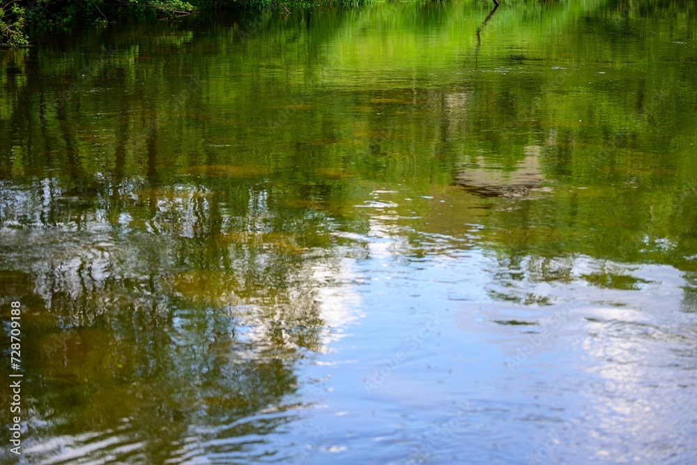reflet et rivière reflet et rivière