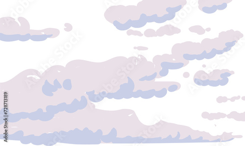 Cloud fluffy, heavens, cartoon style