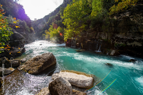 Antalya - Turkey. May 01, 2017. Koprulu Canyon, Manavgat, Antalya - Turkey. photo