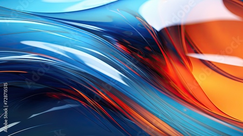 Digital 3D glass abstract background