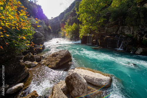 Antalya - Turkey. May 01, 2017. Koprulu Canyon, Manavgat, Antalya - Turkey. photo