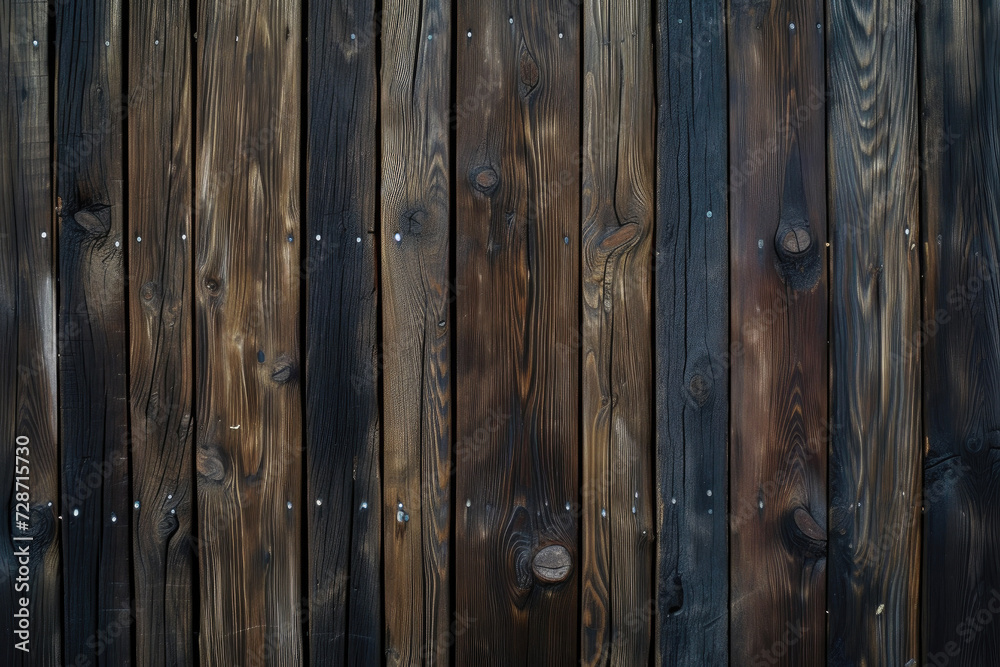 Naklejka premium Ebonized Hardwood Wall Texture